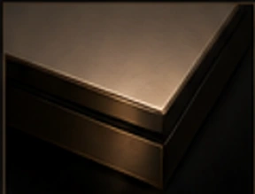 Precision bronze metalwork detail
