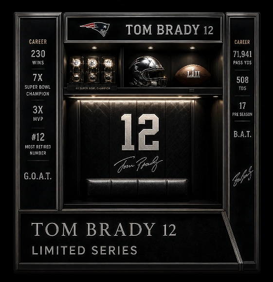 Tom Brady 12 limited series IKON Vault
