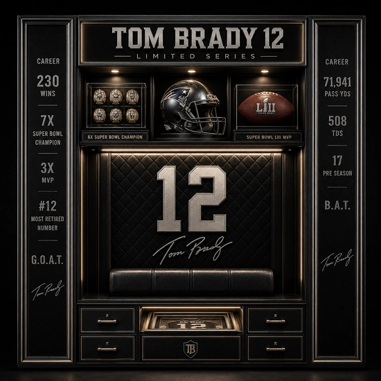 Tom Brady 12 limited series IKON Vault